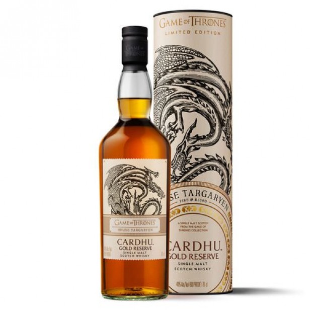 Whisky Cardhu Game of Thrones Limited Edition - House of Targaryen 