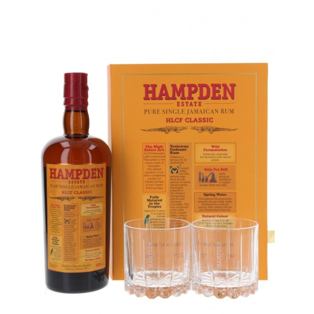 Rom Hampden HLCF CLASSIC + 2 PAHARE RIEDEL